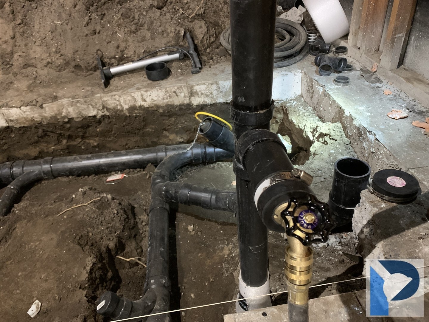 Shower drain and tile installation