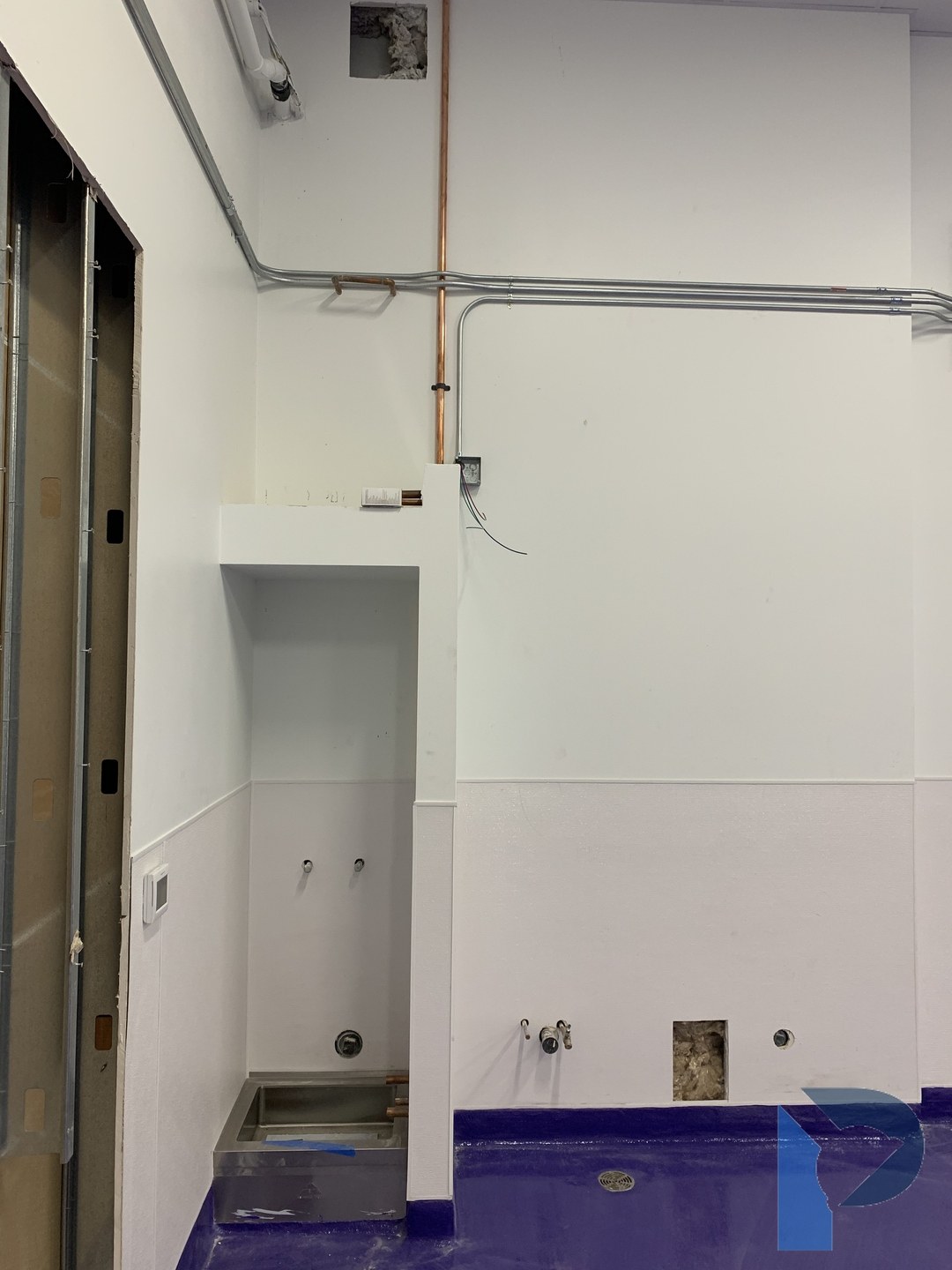 commercial plumbing project