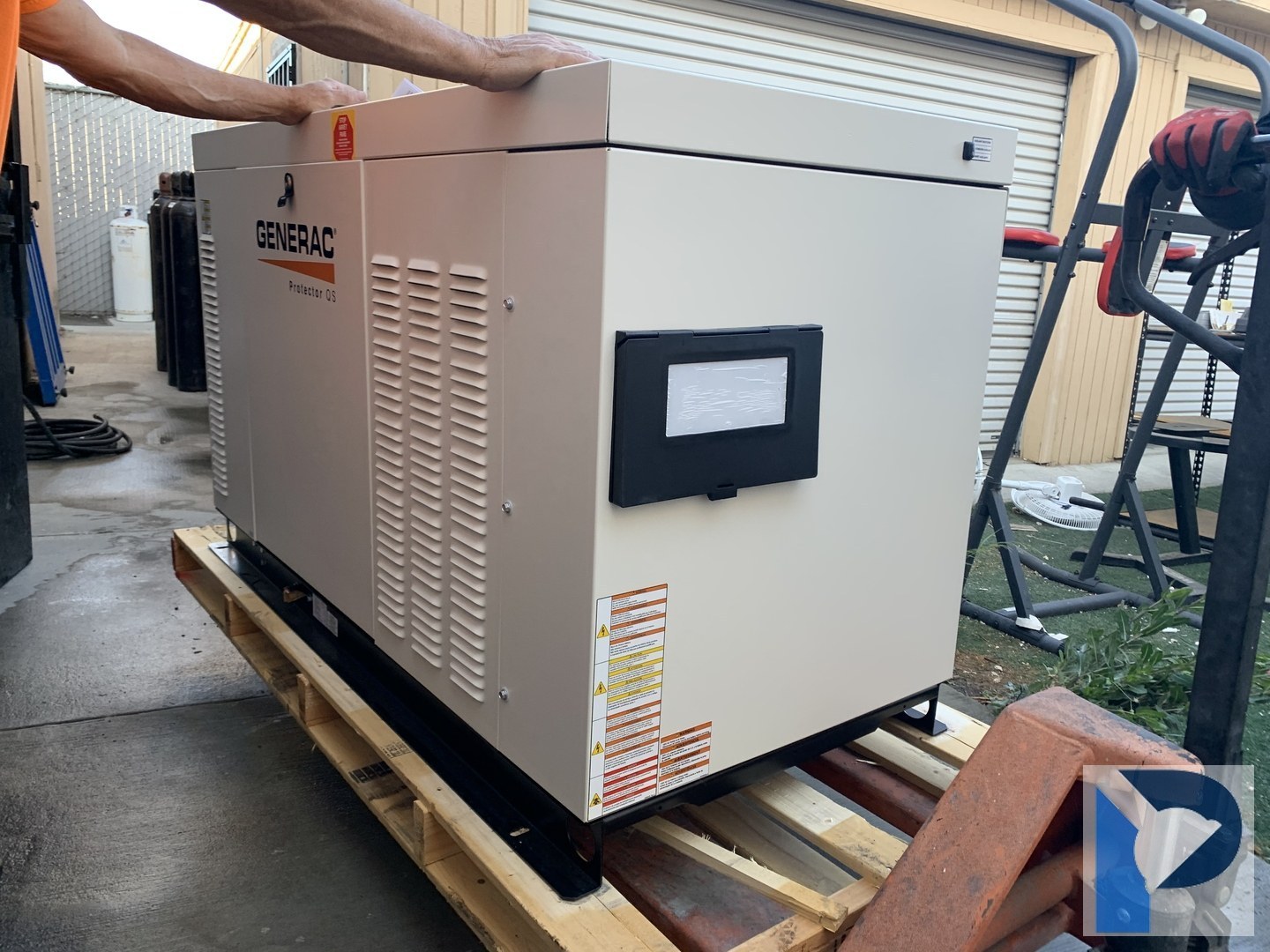 Gas line installation