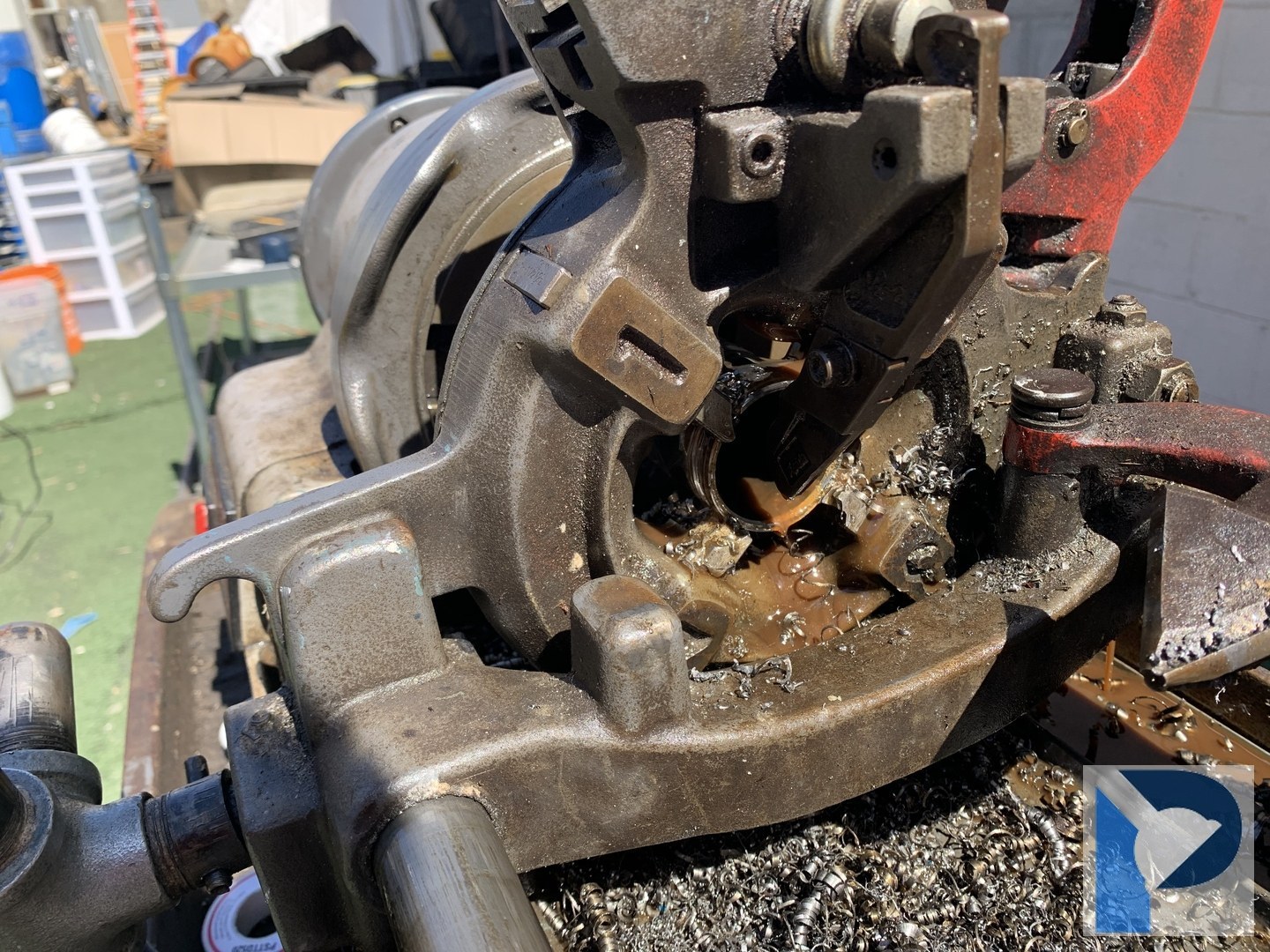 Gas pipe installation