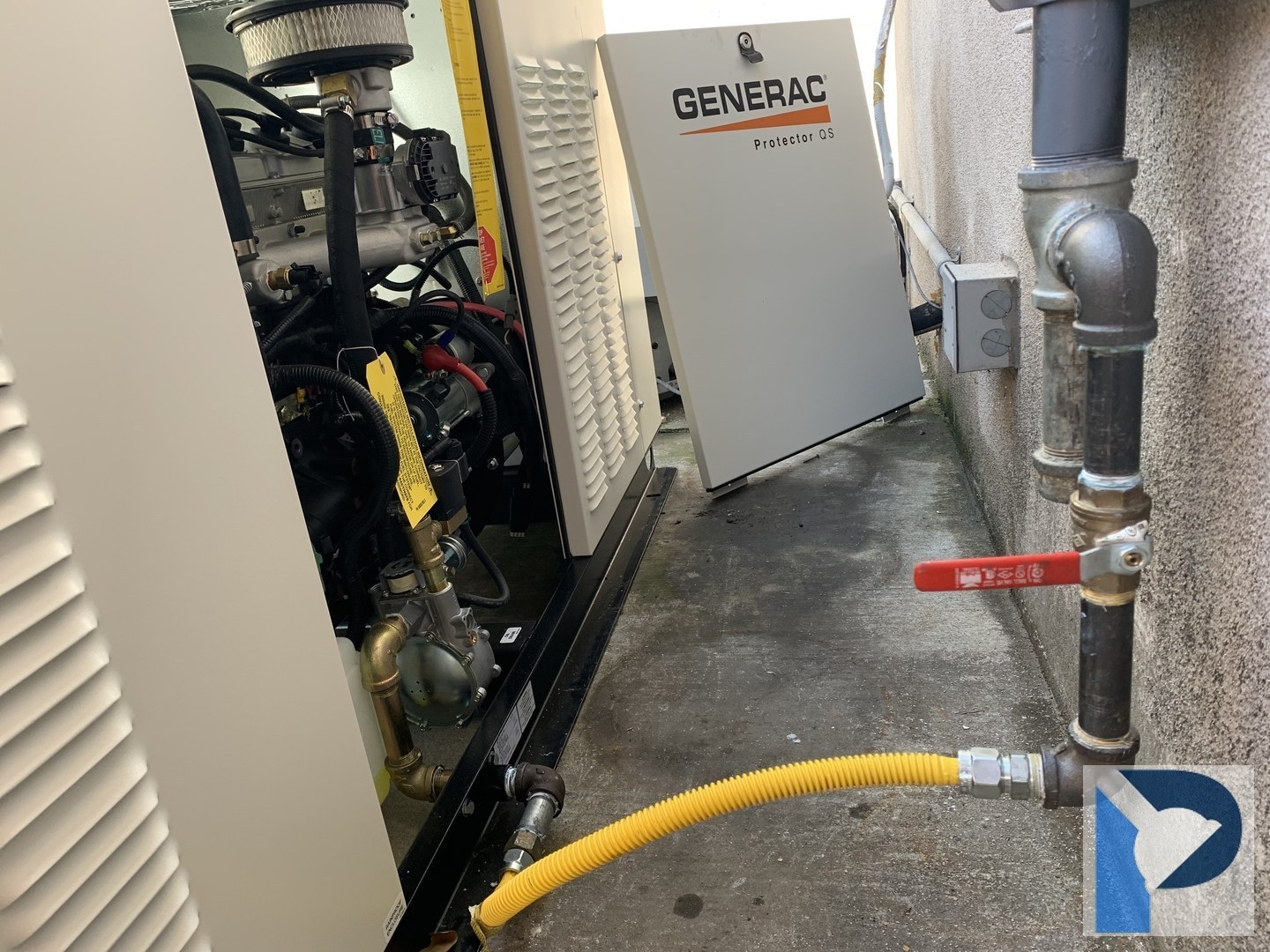 Gas line replacement