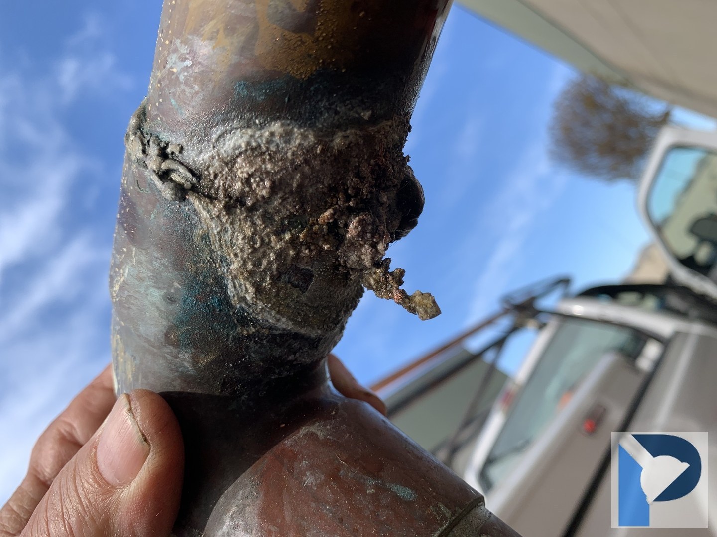 Slab leak detection and repair
