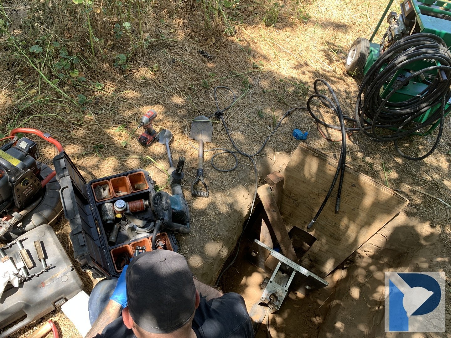 Underground pipe installation
