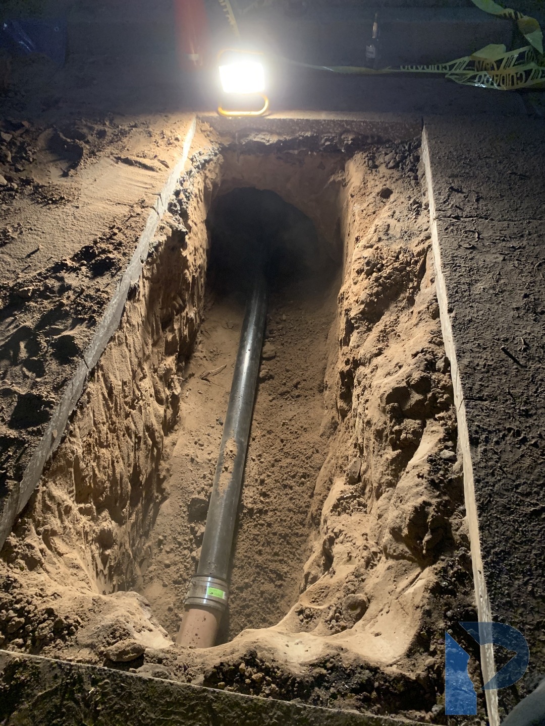 residential sewer line
