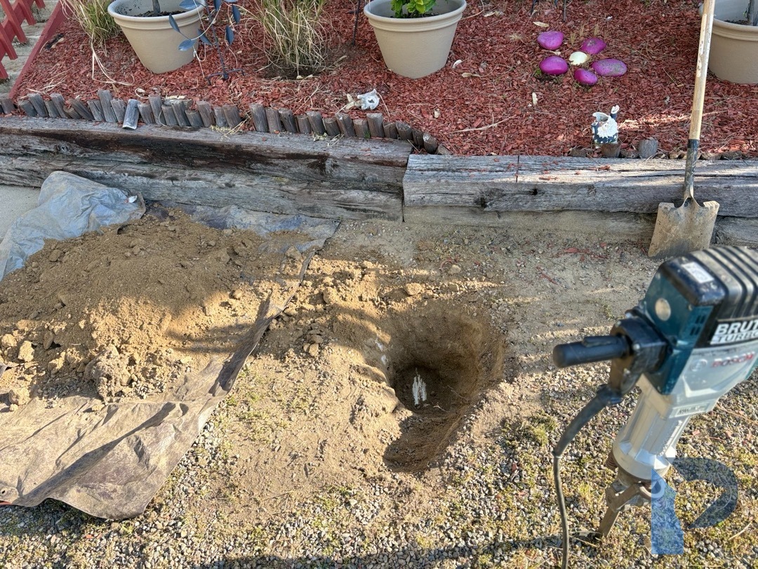 sewer line connection