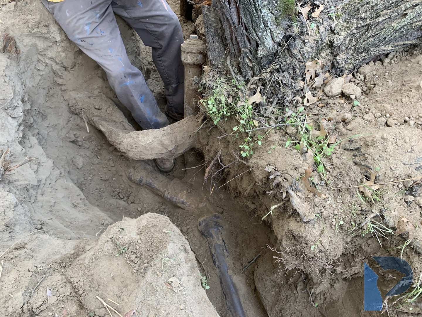 sewer cleanout installation