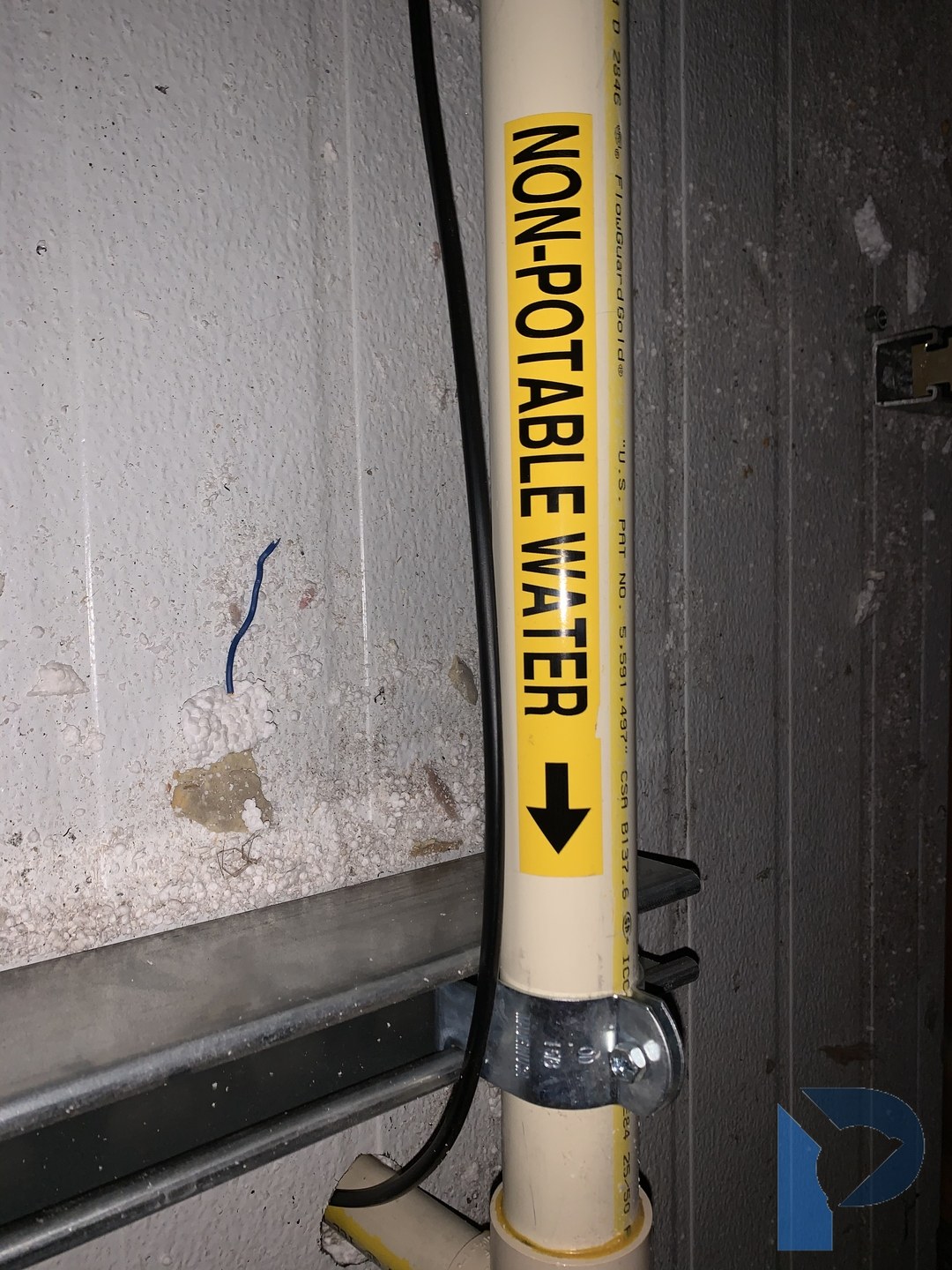 top out pipe layout