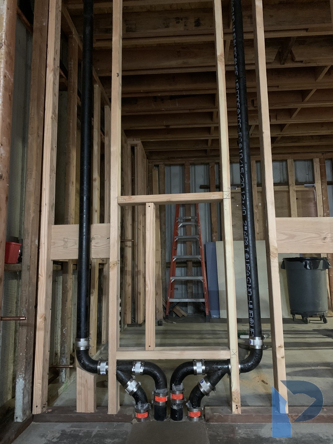 top out copper lines