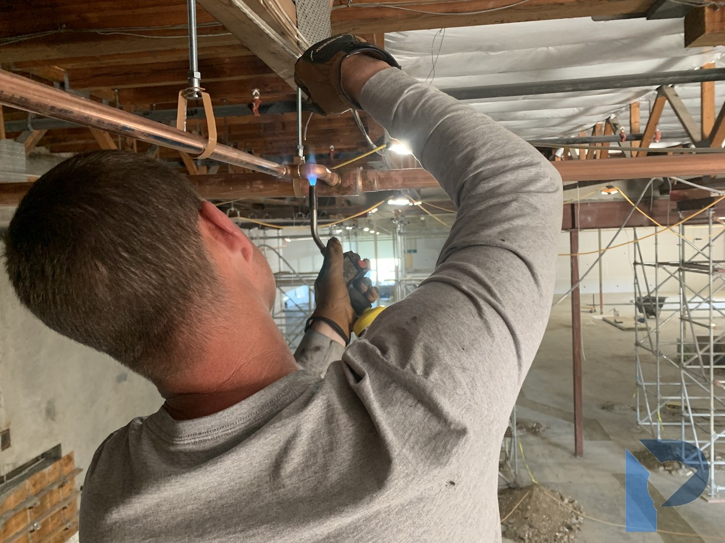 top out plumbing complete