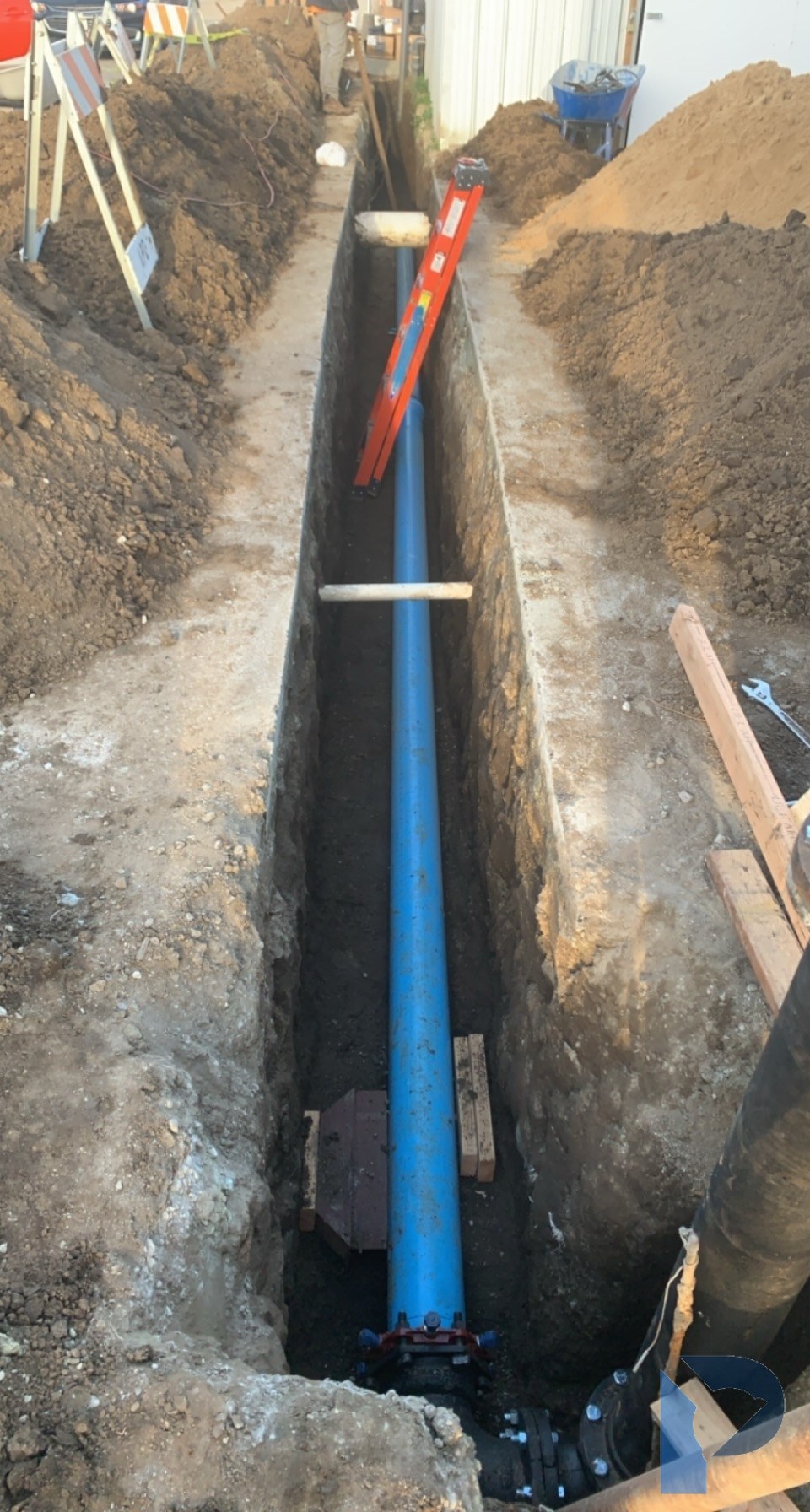 Water main installation