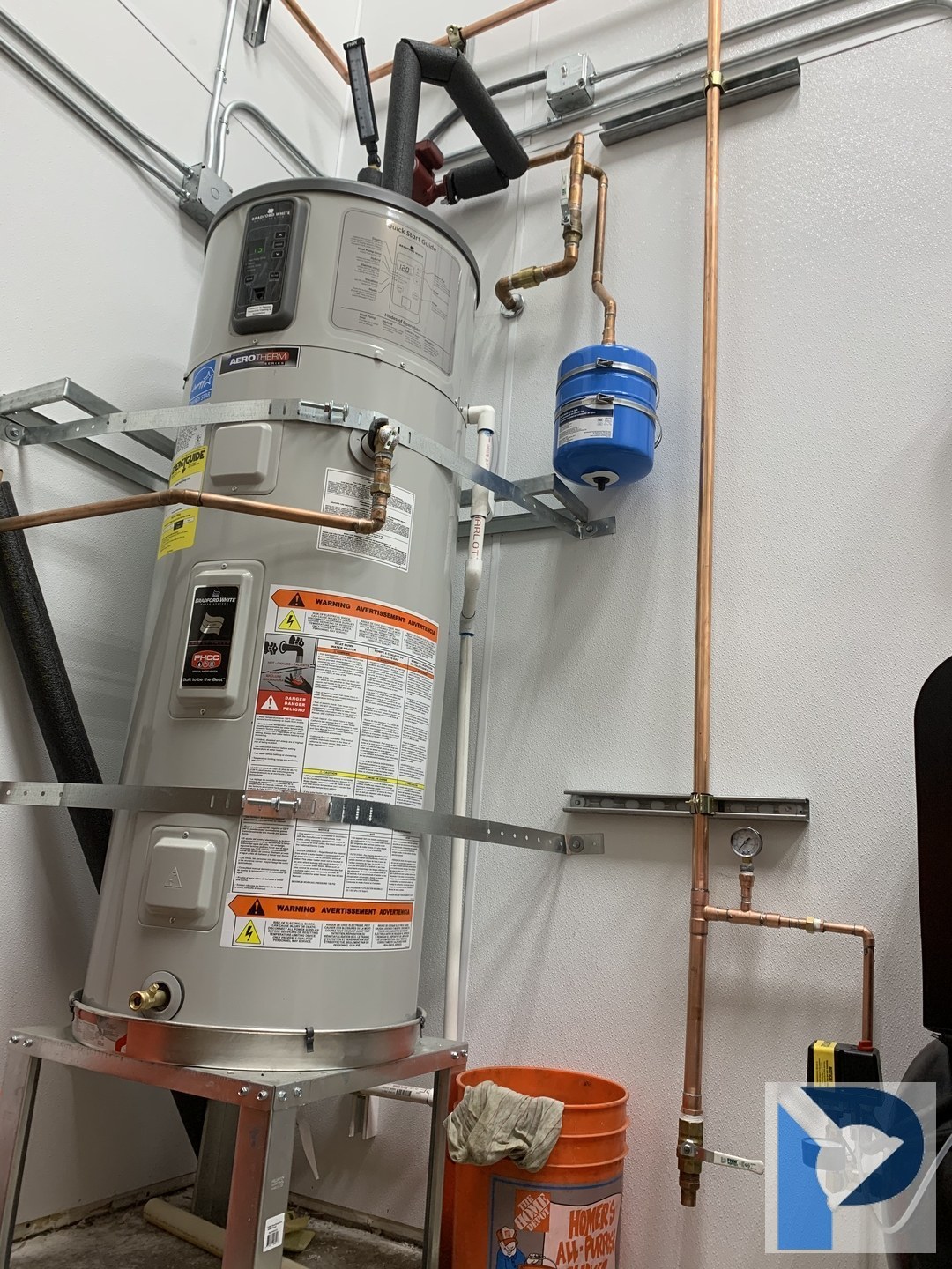 Water heater installation